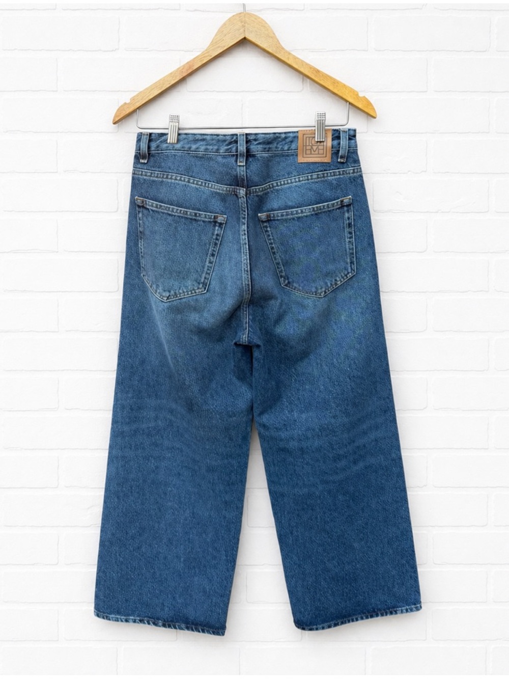 Toteme Blue Jeans Flare Fit Denim Jeans Organic Cotton Size 28 baggy wide - Picture 3 of 8